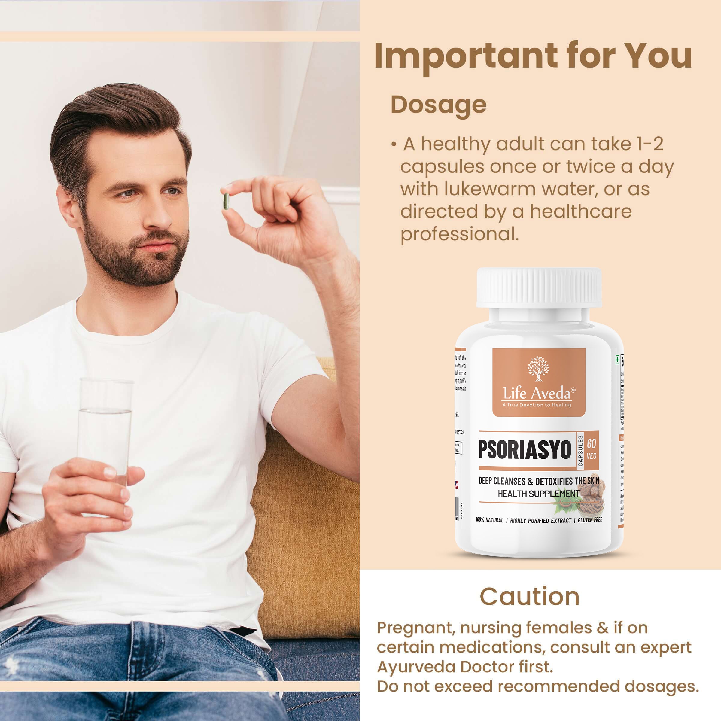 Psoriasyo Capsules – Ayurvedic Solution for Skin Balance