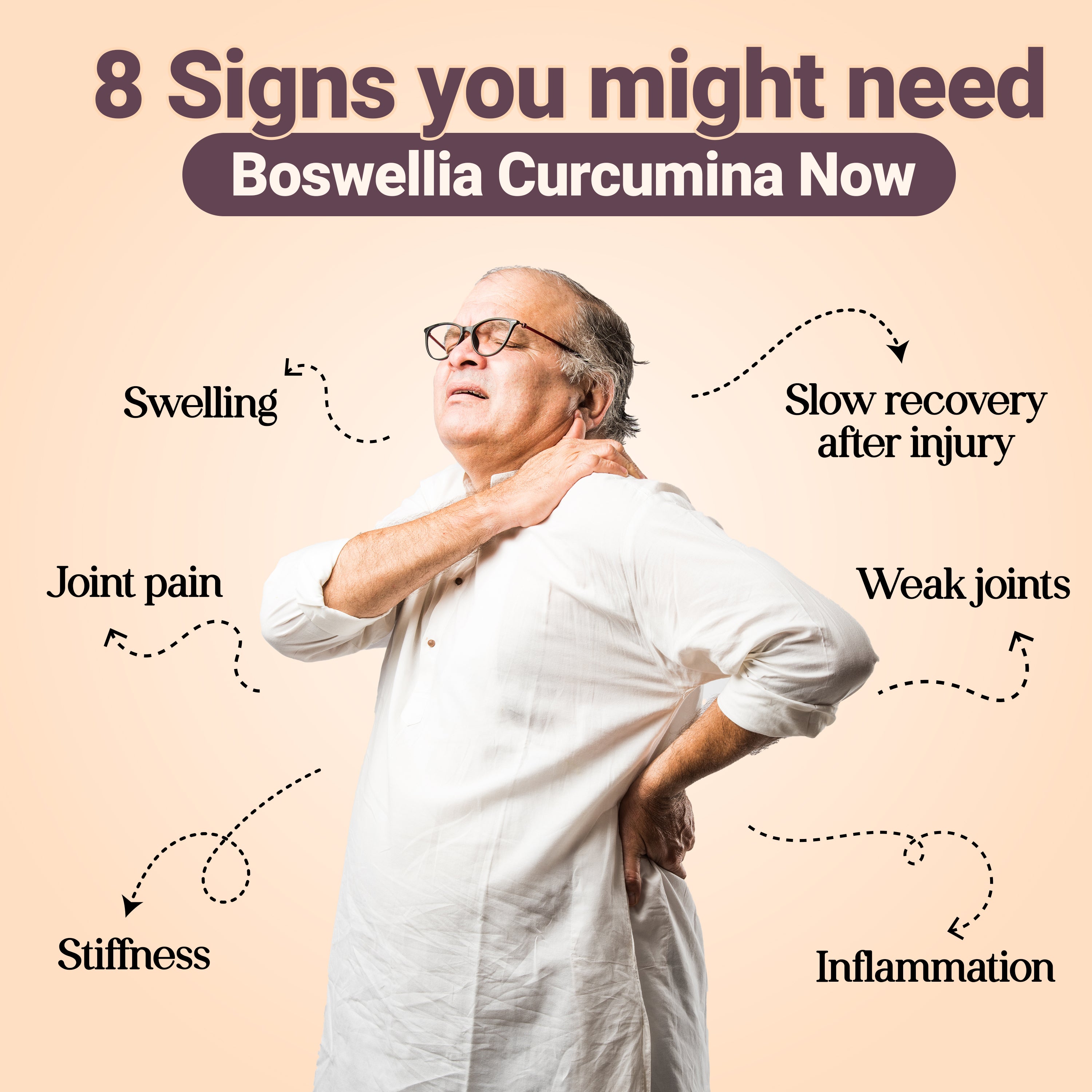 Boswellia Curcumin + Artho-Aid Oil | Support Joint Flexibility, Comfort & Mobility Naturally