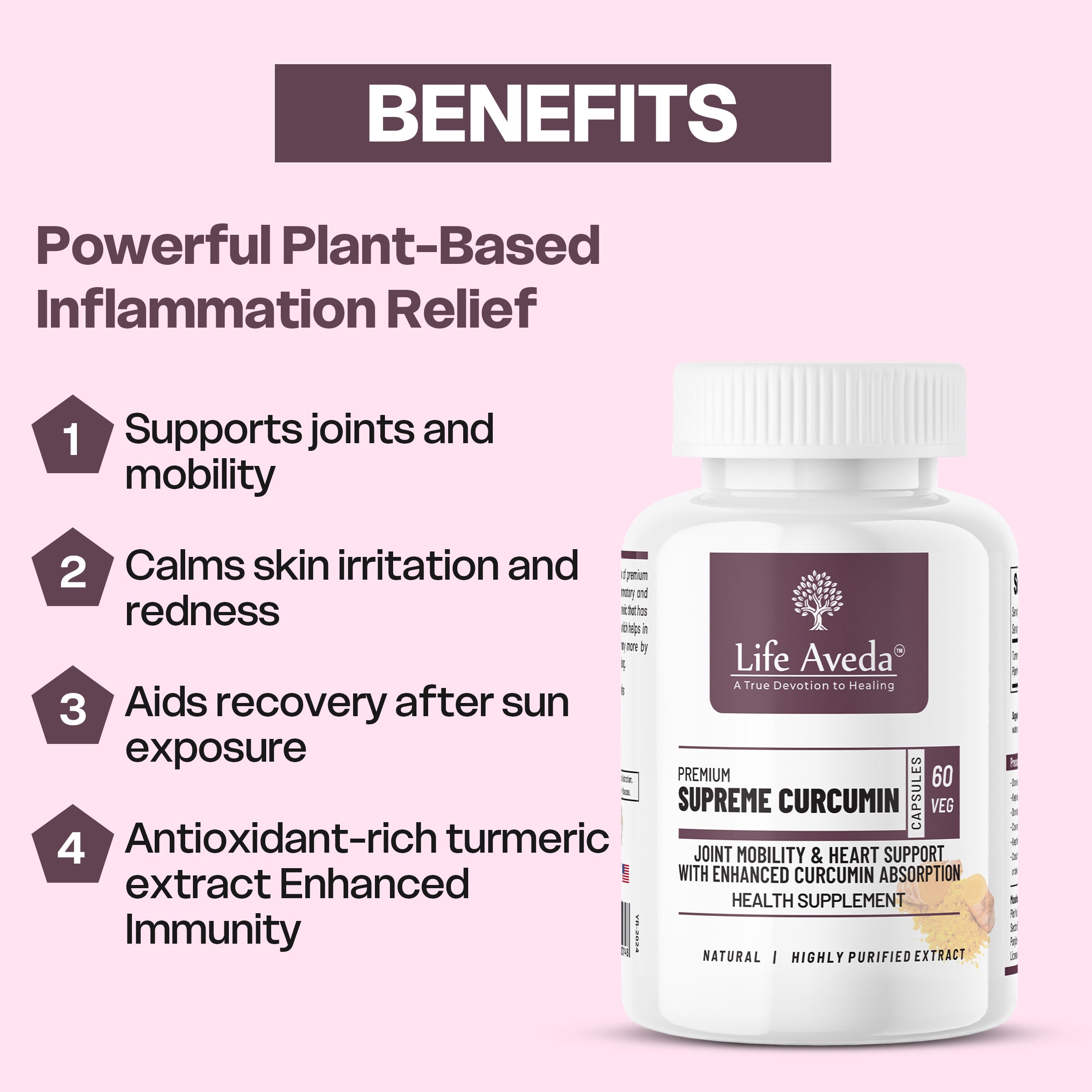 Premium Supreme Curcumin – Herbal Support for Inflammation and Healing