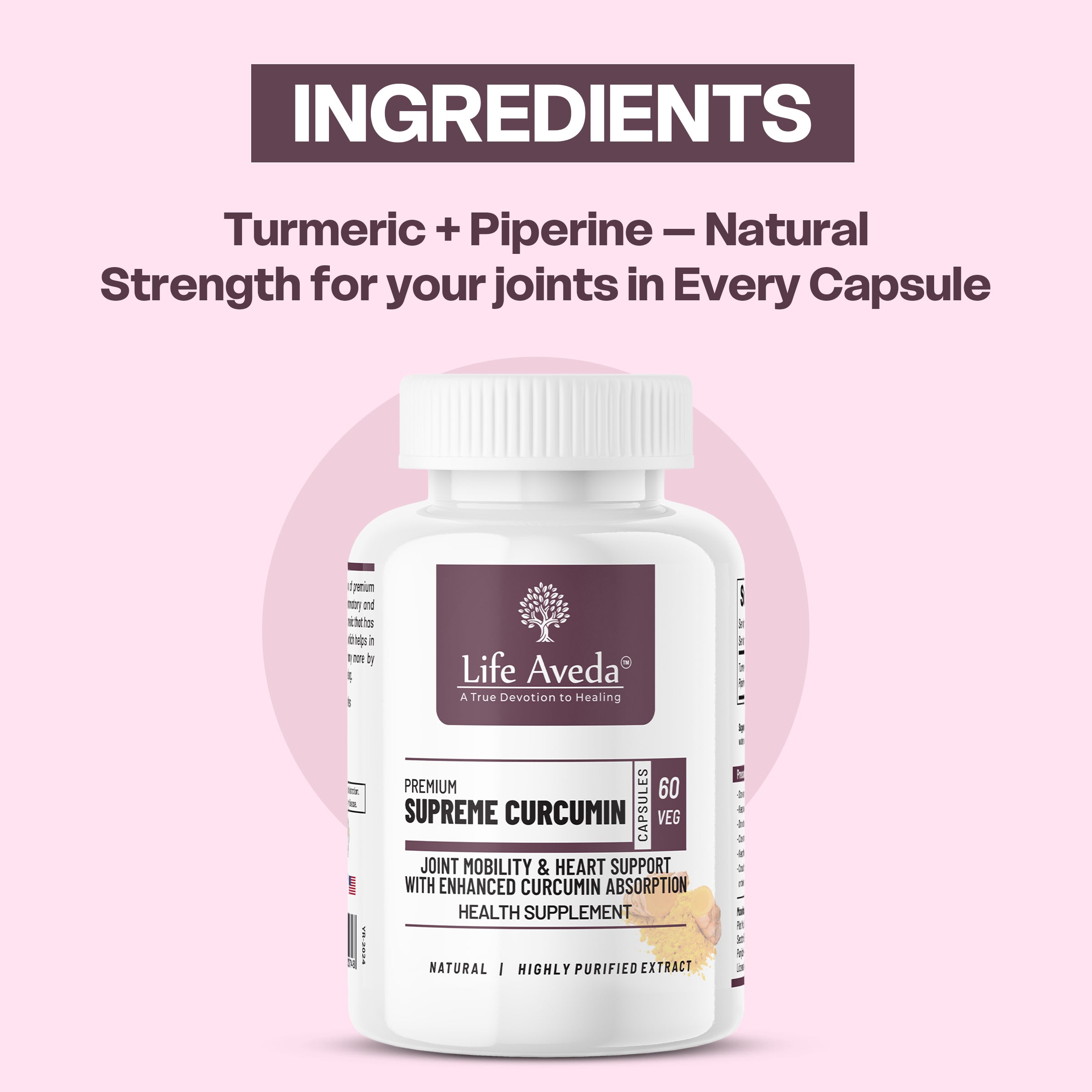 Premium Supreme Curcumin – Herbal Support for Inflammation and Healing