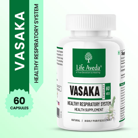 Vasaka Capsules – Ayurvedic Support for Healthy Lungs & Airways