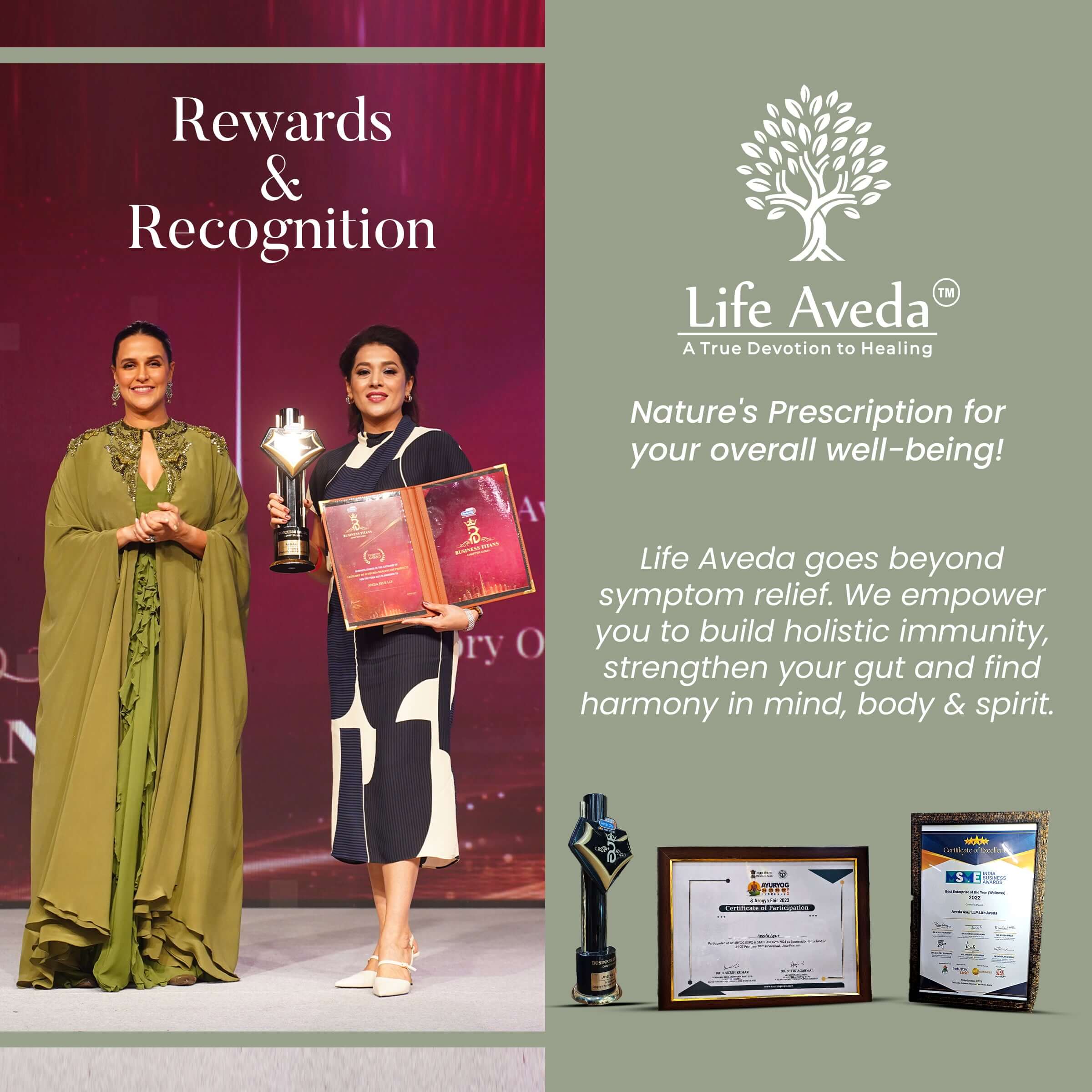 Life Aveda Advanced Dia-revival Brand Message