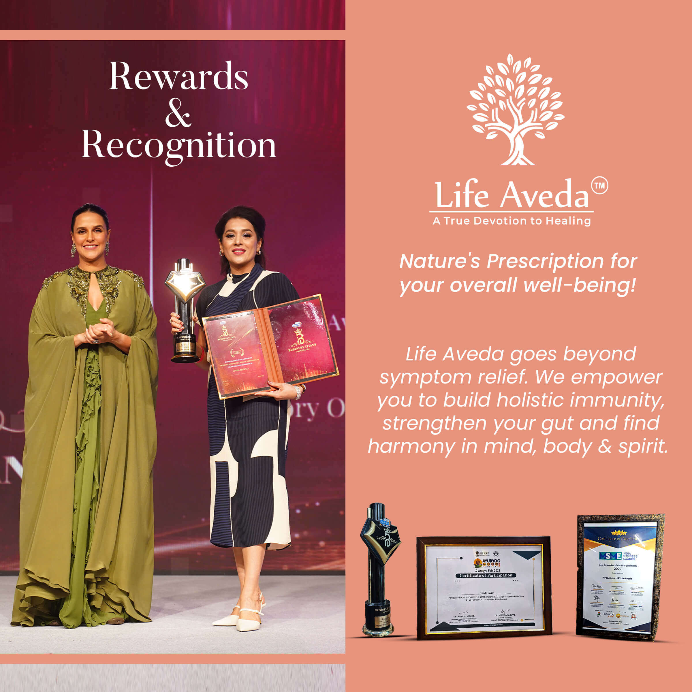 Life Aveda Pain lock Brand Message