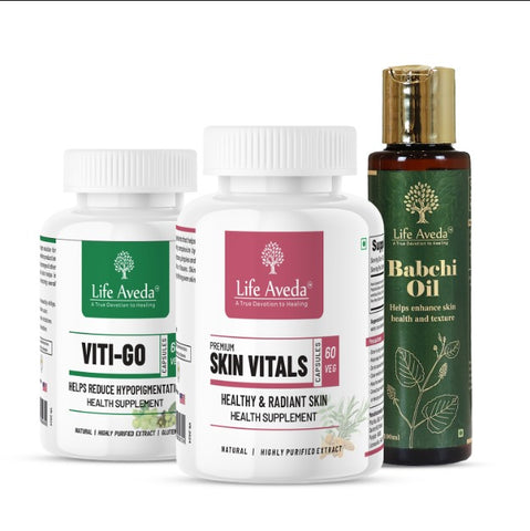 Life Aveda Vitiligo Care Pack – Herbal Skin Support
