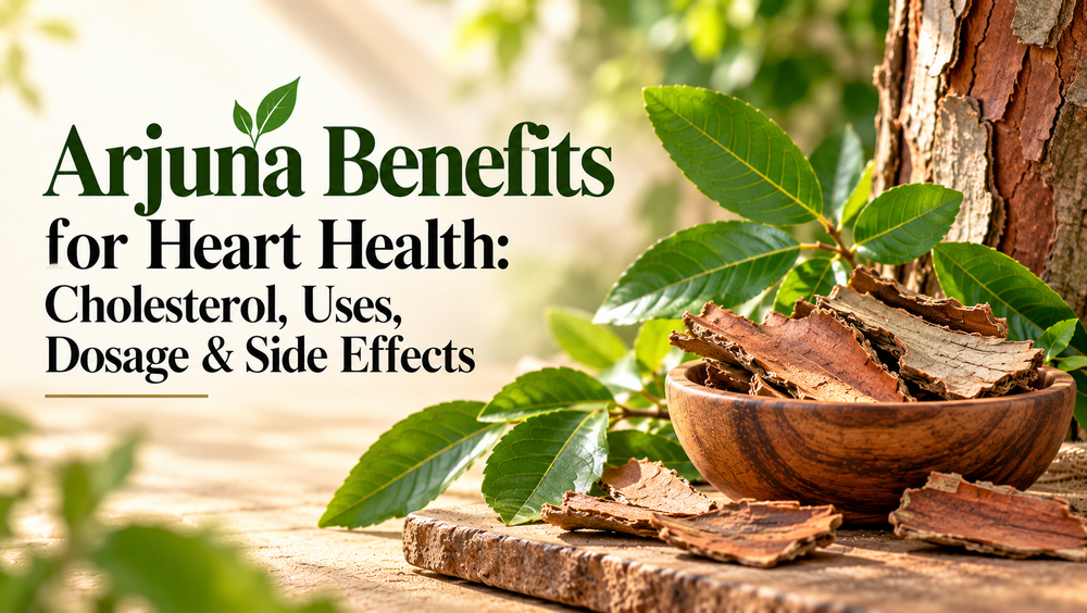 Arjuna Benefits for Heart Health: Cholesterol, Uses, Dosage and Side Effects