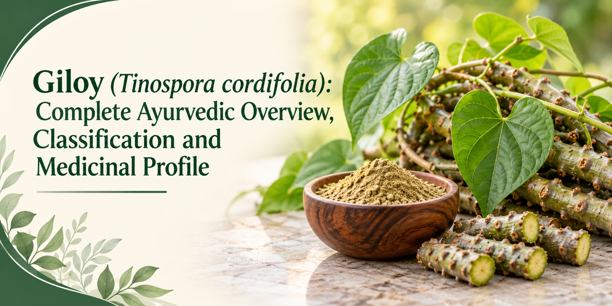 Giloy (Tinospora cordifolia): Complete Ayurvedic Overview, Classification and Medicinal Profile