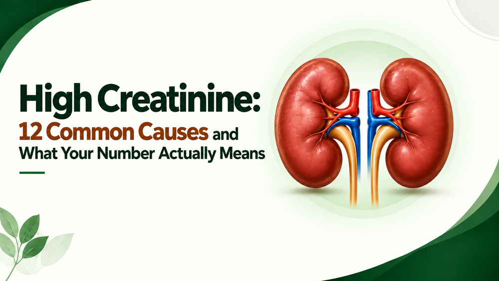 High Creatinine: 12 Common Causes and What Your Number Actually Means