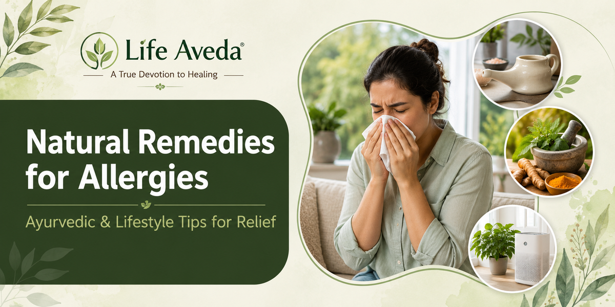 Natural Remedies for Allergies: Ayurvedic & Lifestyle Tips for Relief