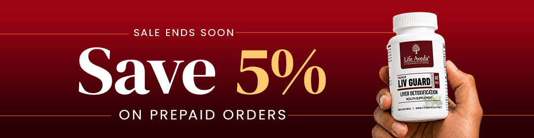 5% off on prepaid orders