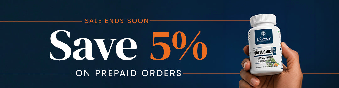 5% off on prepaid orders