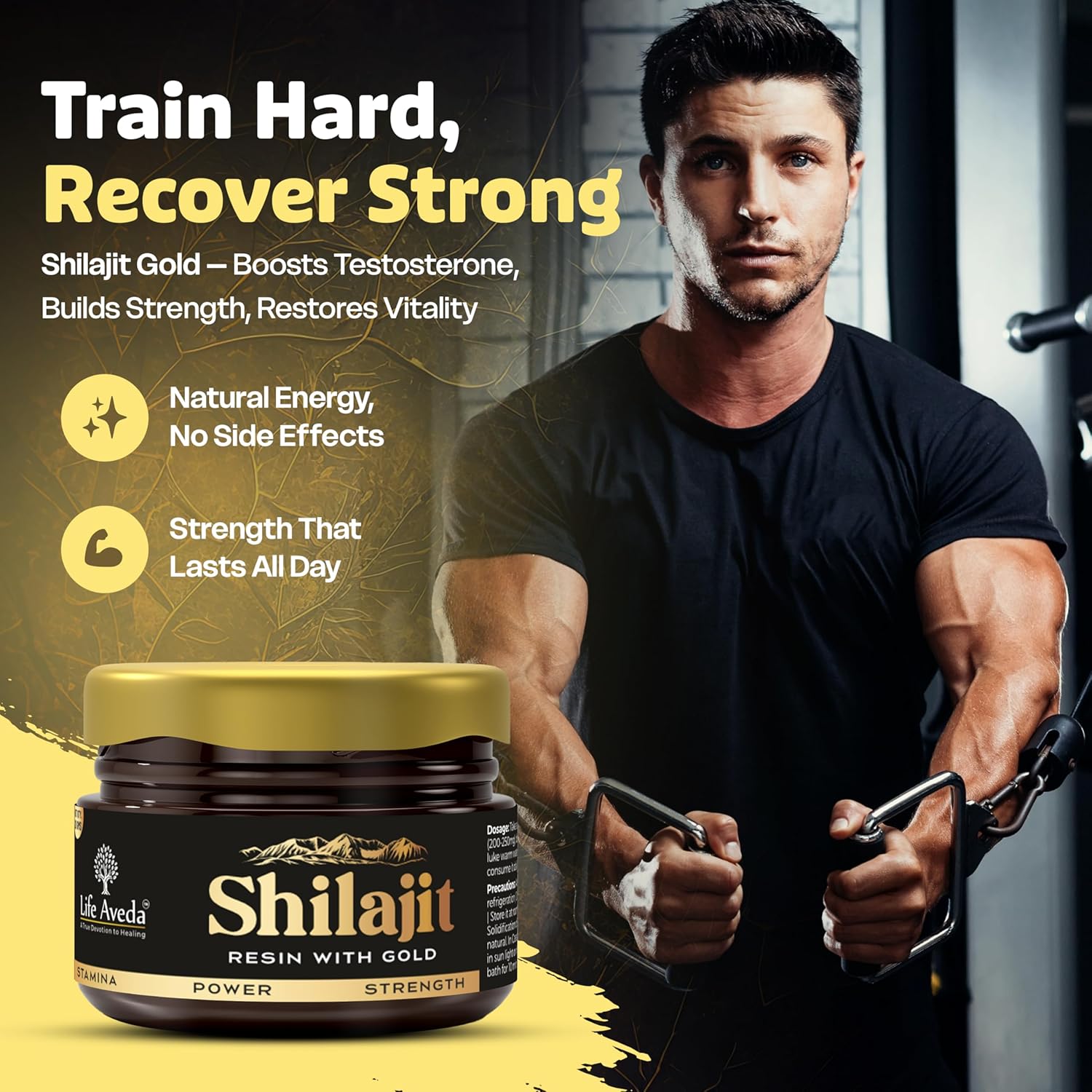 Shilajit Resin with Gold