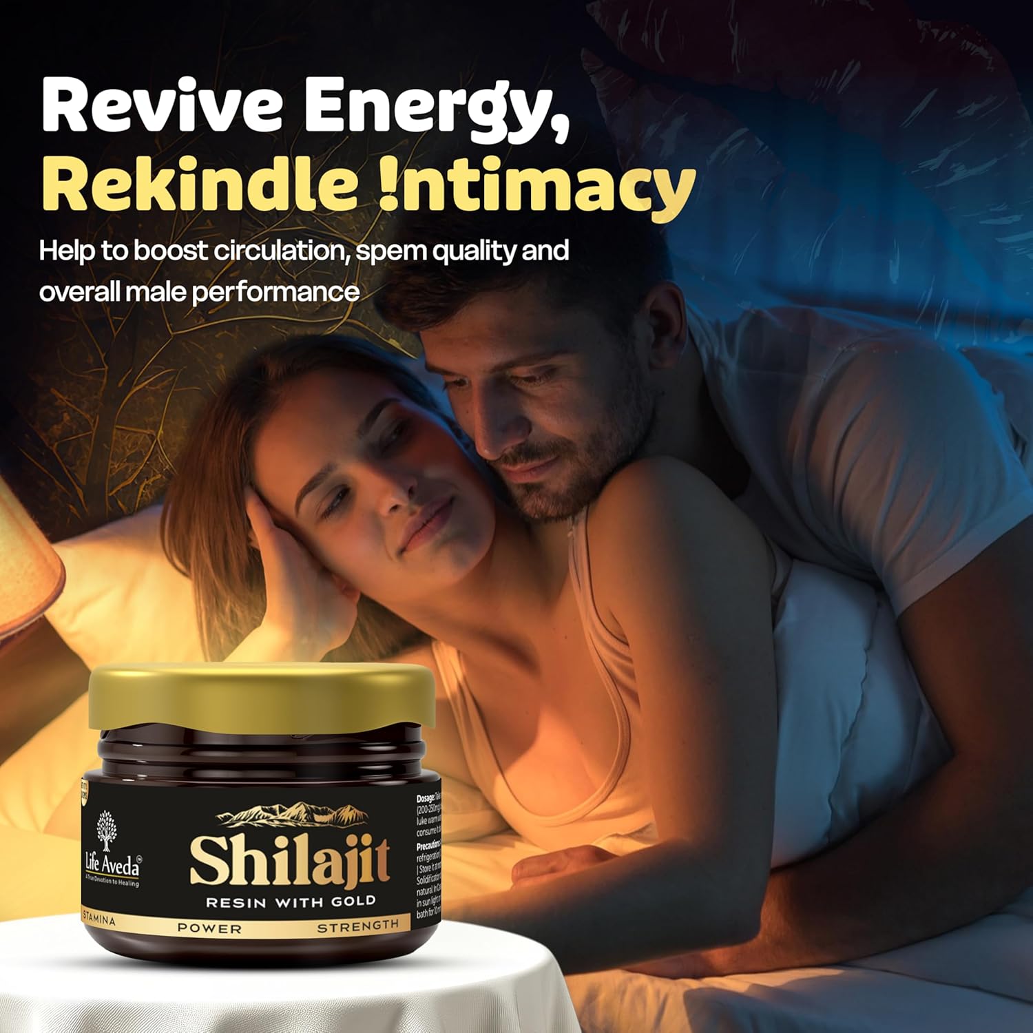 Shilajit Resin with Gold