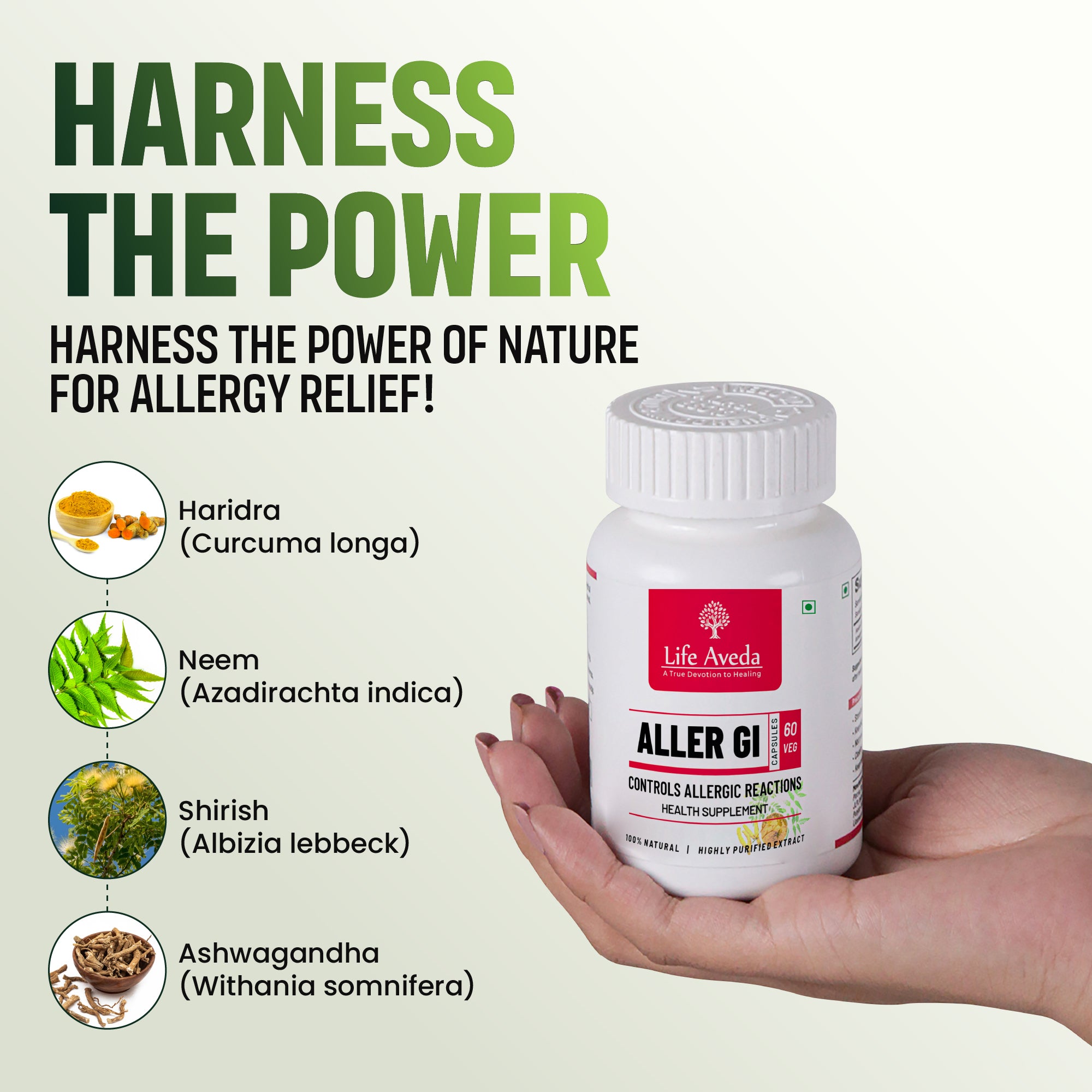 Life Aveda's Aller GI Capsules (Clinically Tested) + Anu Taila