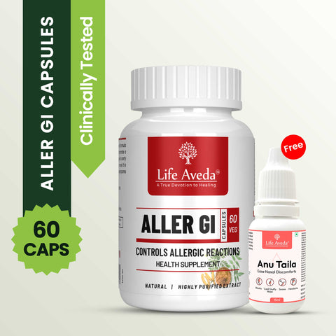 Life Aveda's Aller GI Capsules (Clinically Tested) + Anu Taila