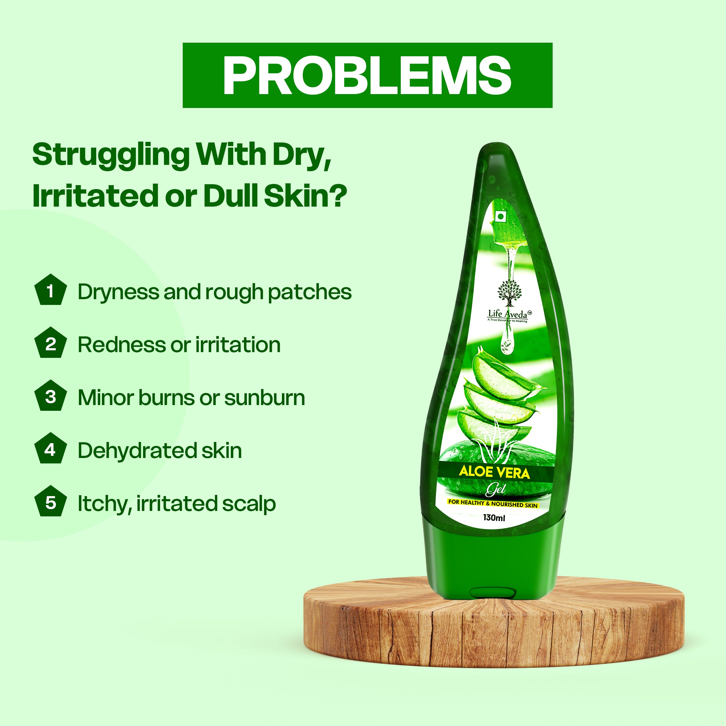 Aloe Vera Gel – Deep Hydration, Skin Repair & Natural Soothing Care