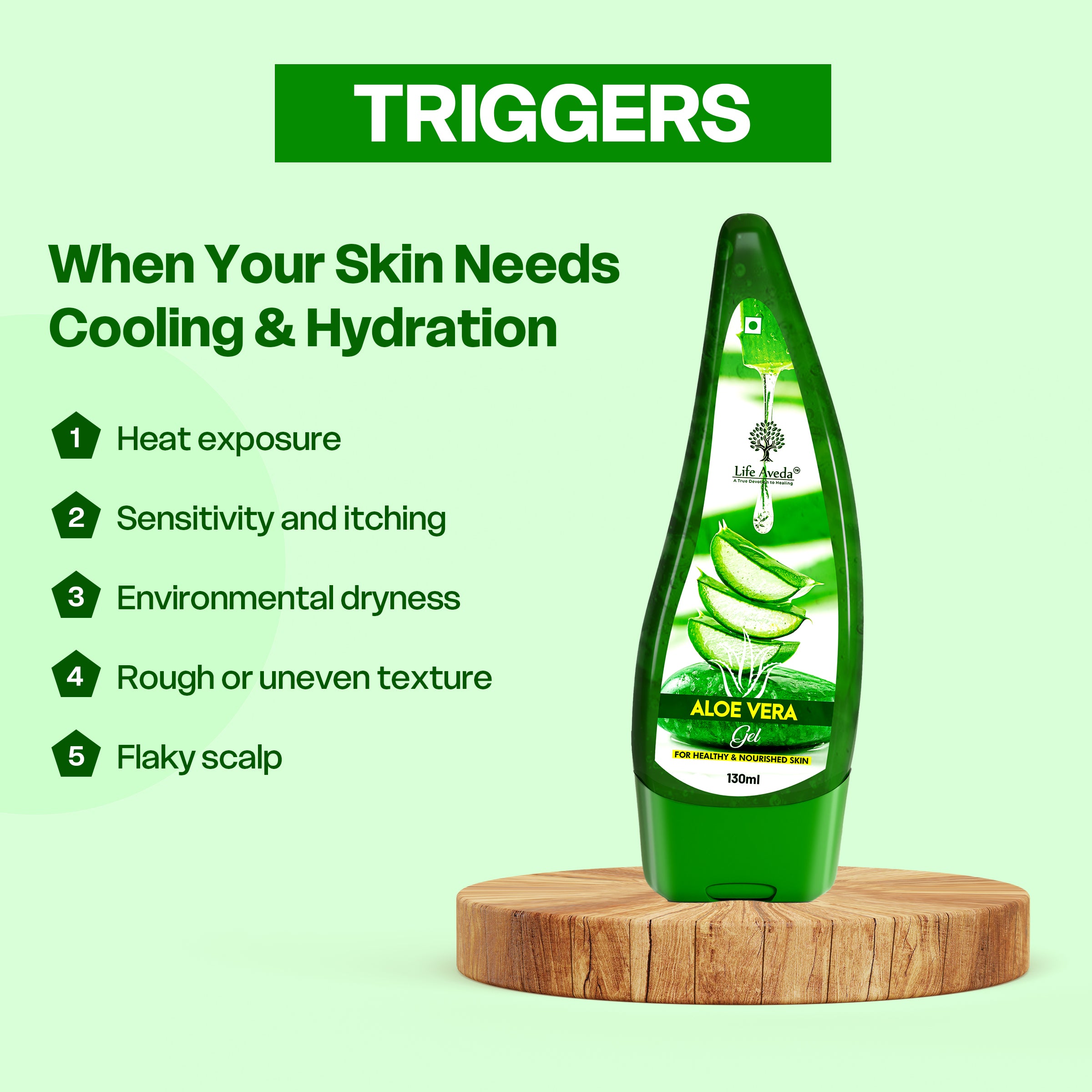 Aloe Vera Gel – Deep Hydration, Skin Repair & Natural Soothing Care