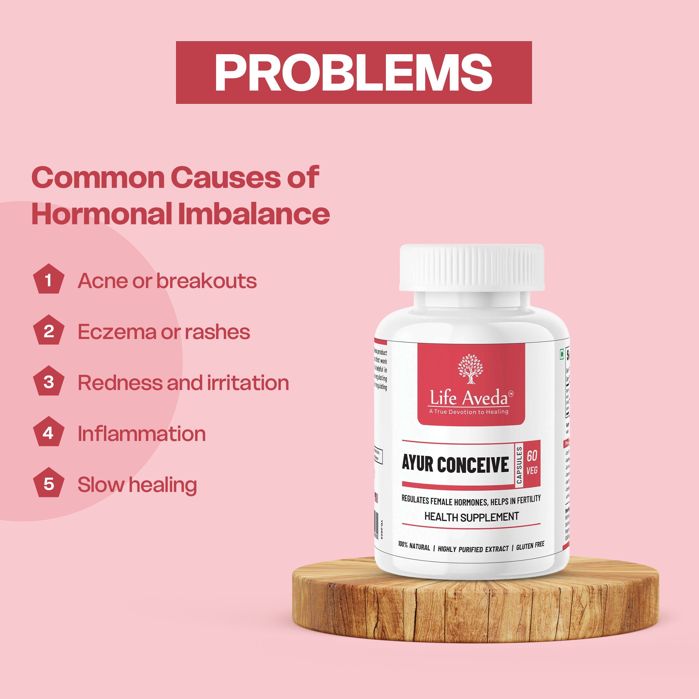 Ayur Conceive- Natural Support for Female Hormonal Balance & Fertility Wellness