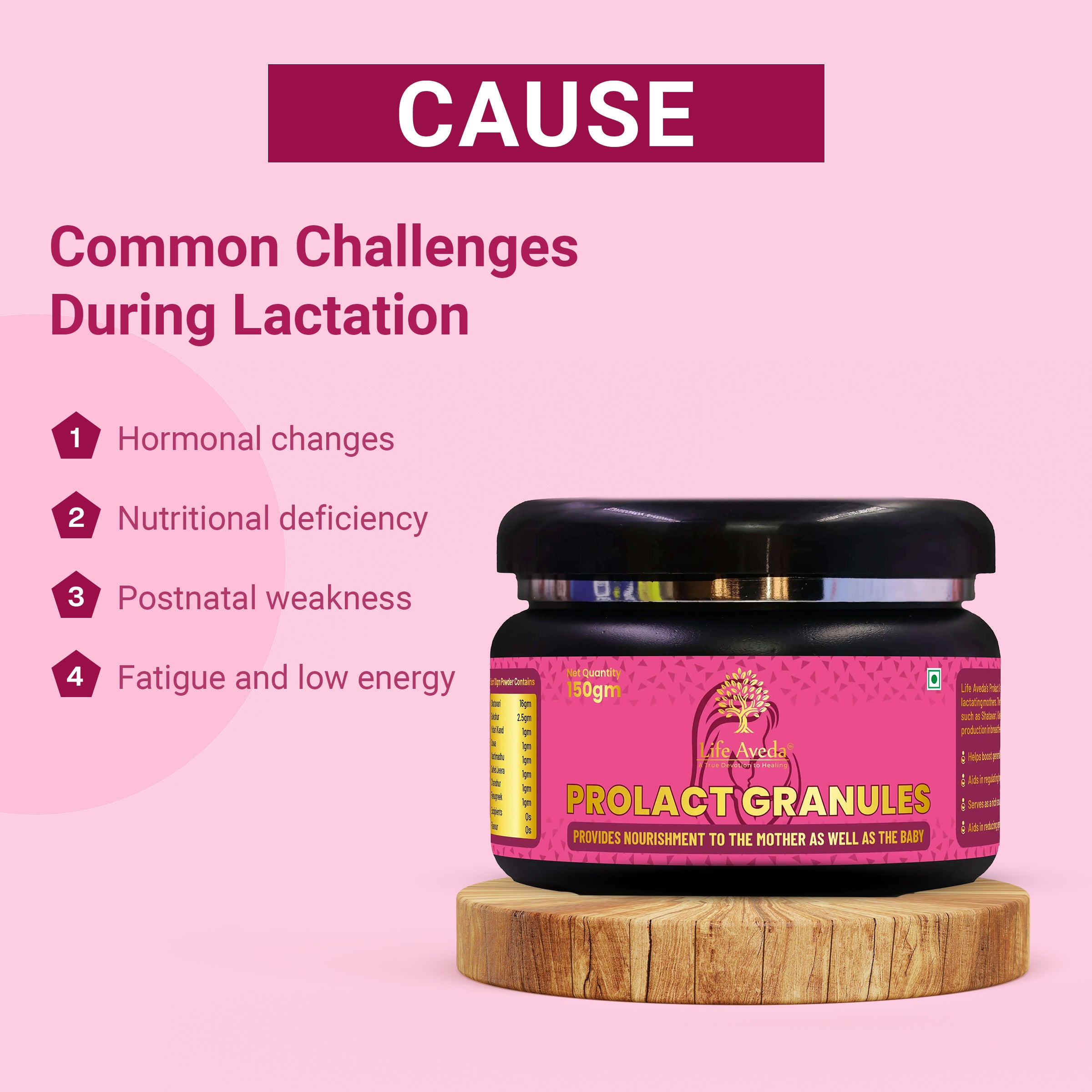 Prolact Granules- Natural Support for Lactation, Strength & Postnatal Wellness