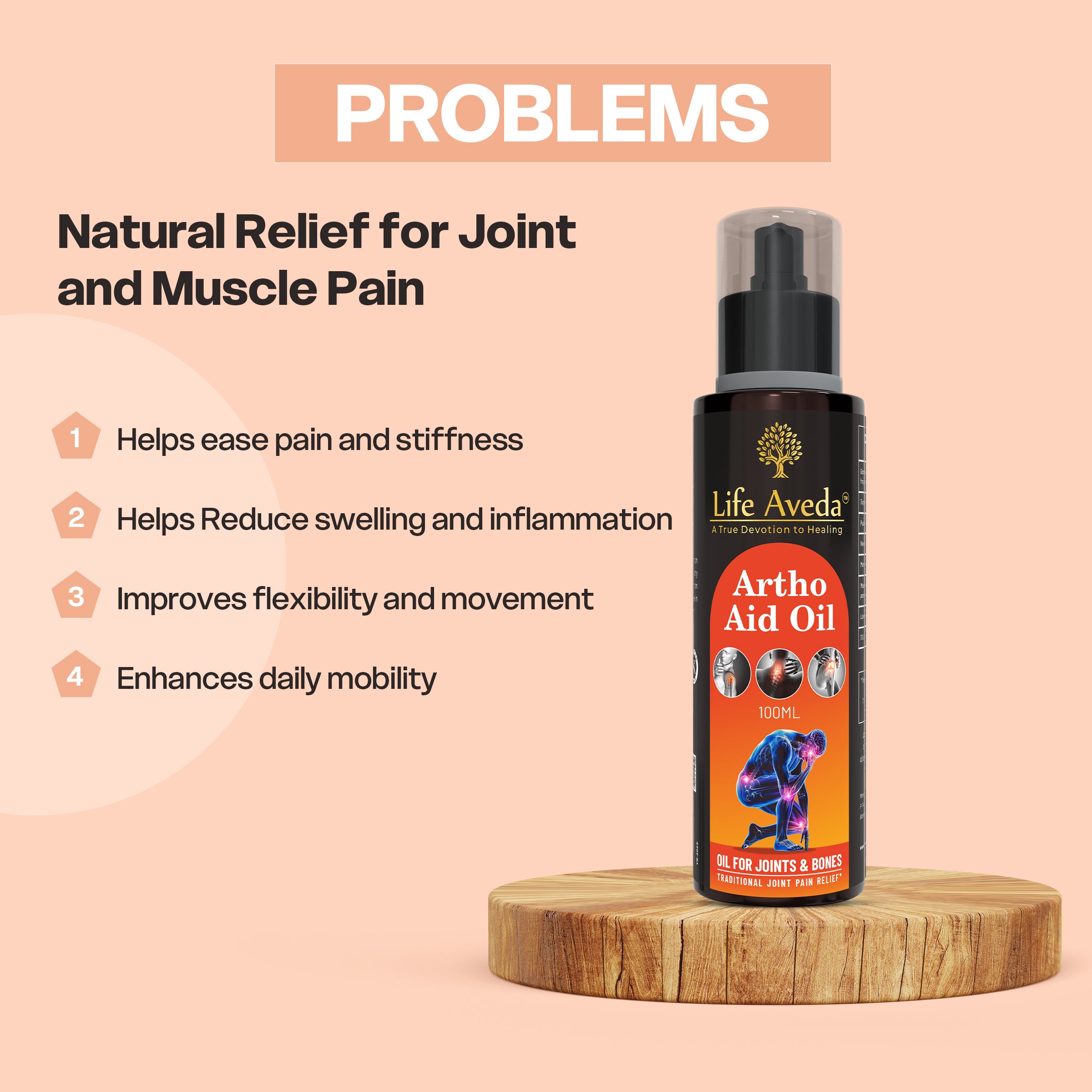 Artho-Aid Oil | Ayurvedic Oil for Joint Pain Relief
