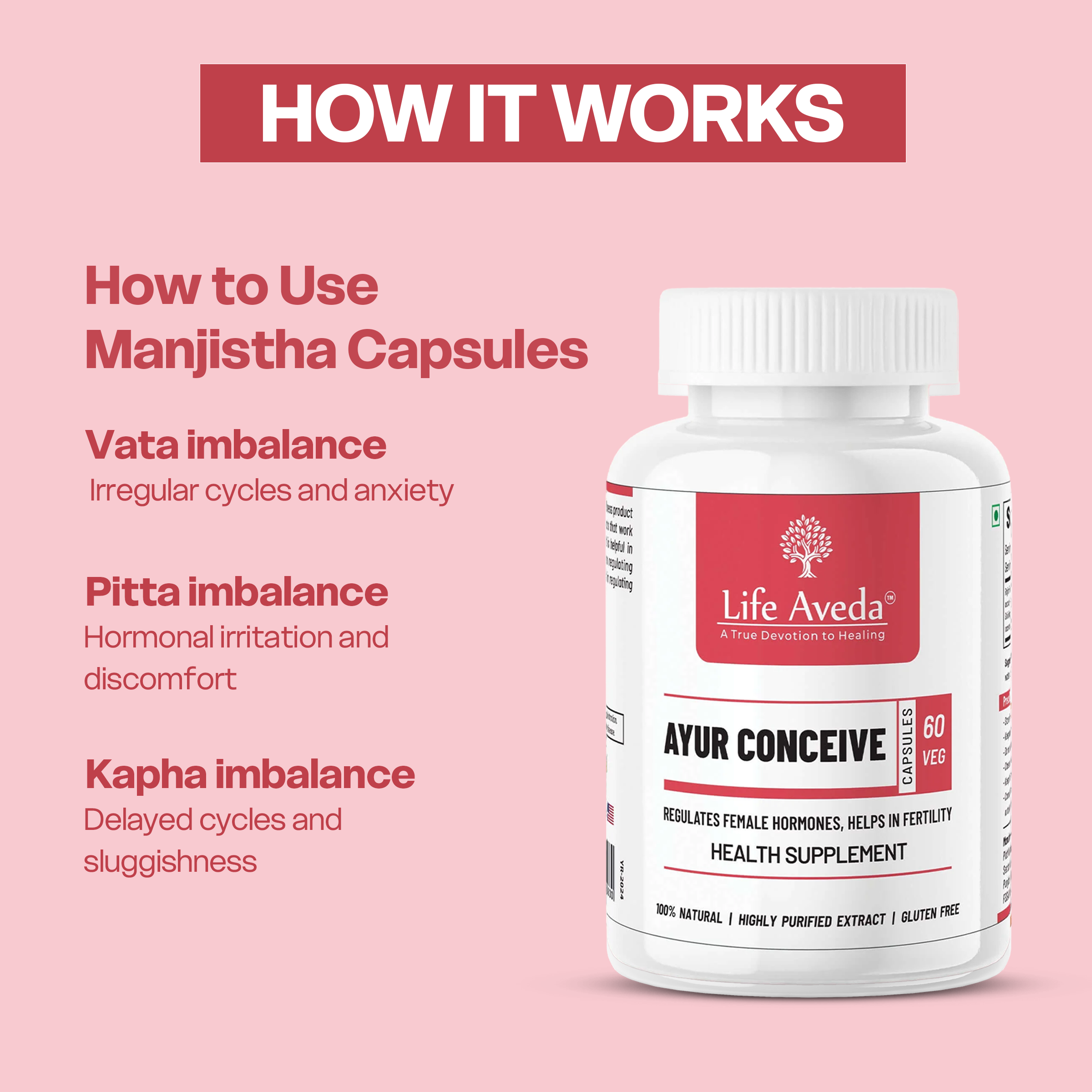 Ayur Conceive- Natural Support for Female Hormonal Balance & Fertility Wellness