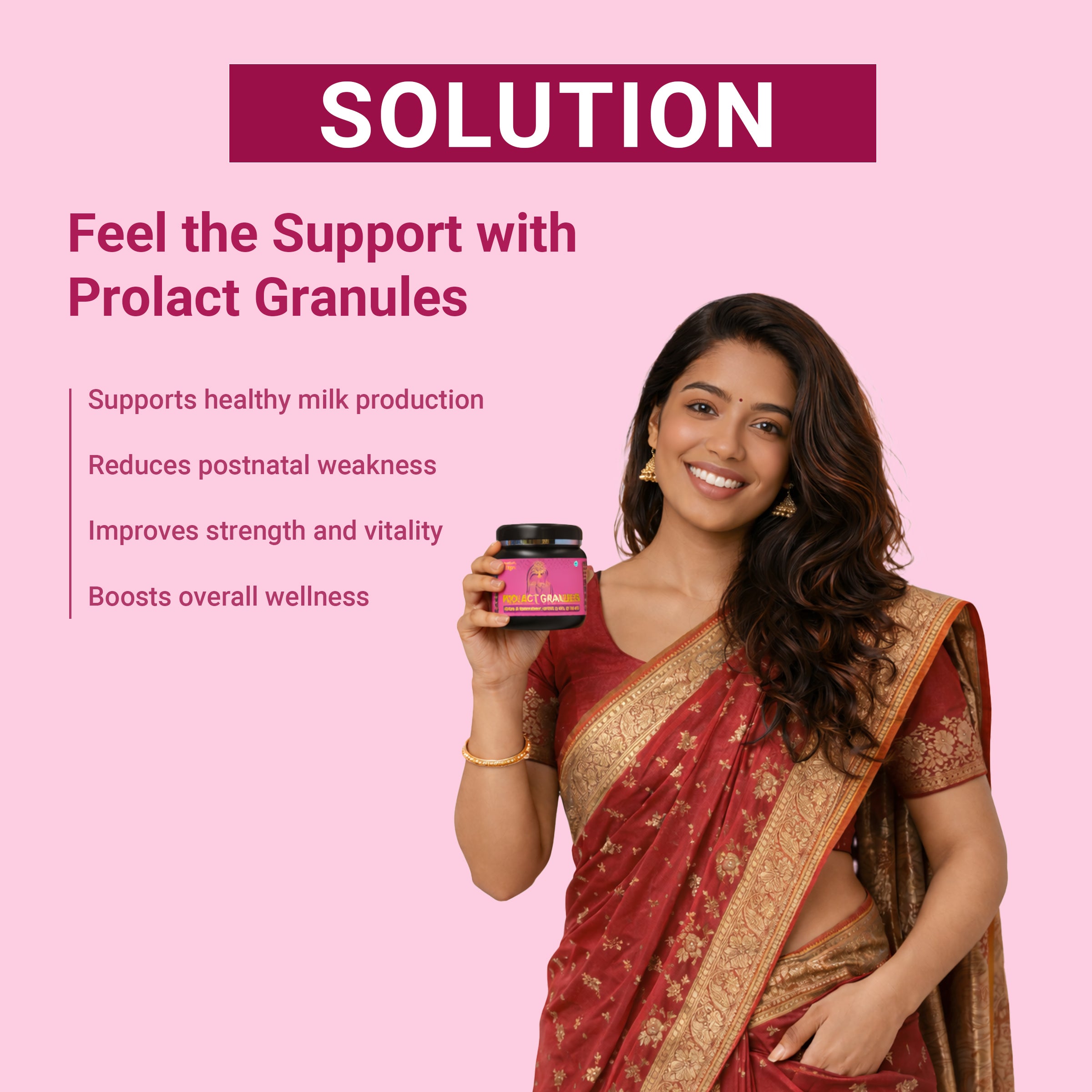 Prolact Granules- Natural Support for Lactation, Strength & Postnatal Wellness