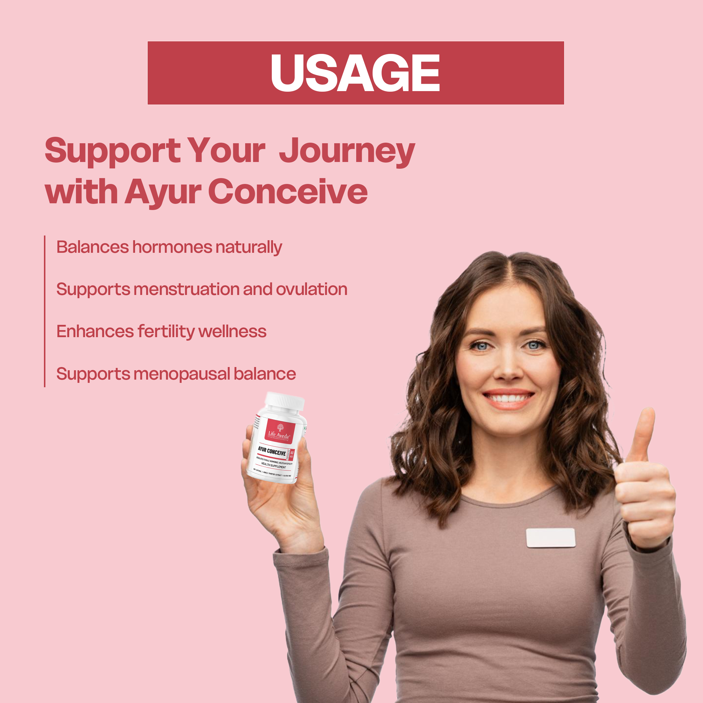 Ayur Conceive- Natural Support for Female Hormonal Balance & Fertility Wellness