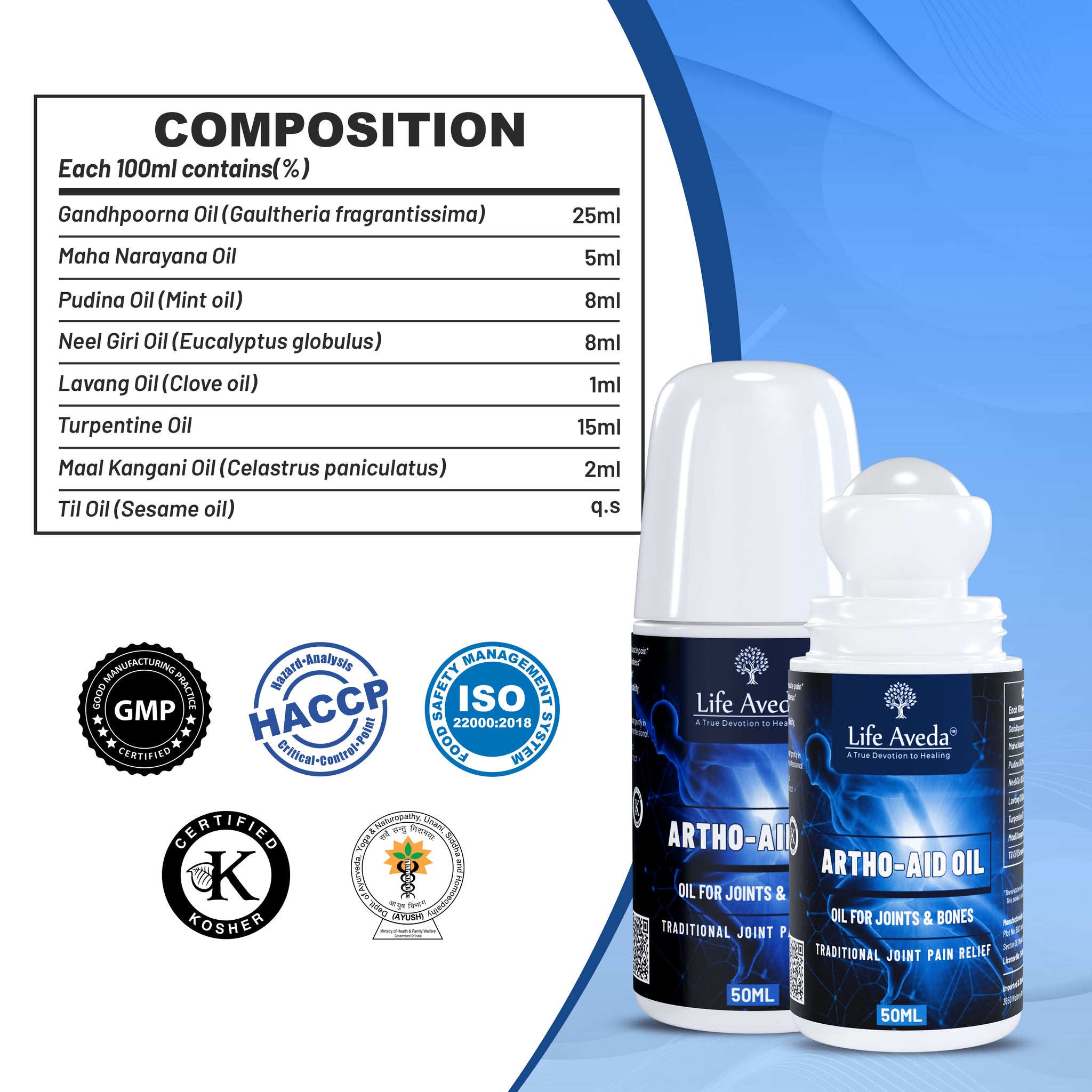 Artho-Aid Oil | Ayurvedic Oil for Joint Pain Relief