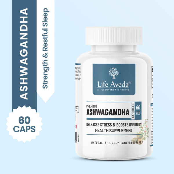 Premium Ashwagandha Capsules – Ayurvedic Support for S t r e s s Relief