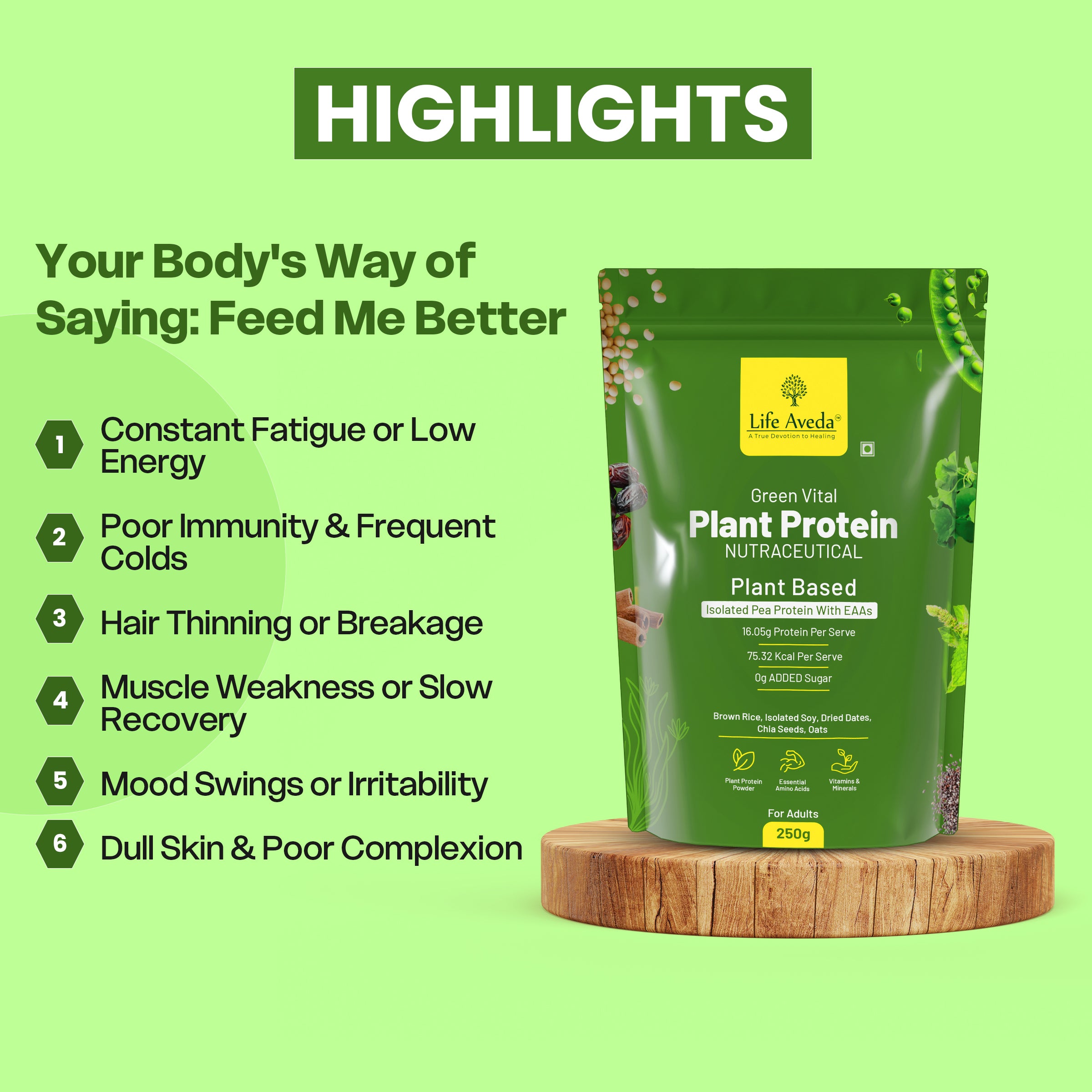 Green Vital Plant Protein: The best plant protein powder for your health