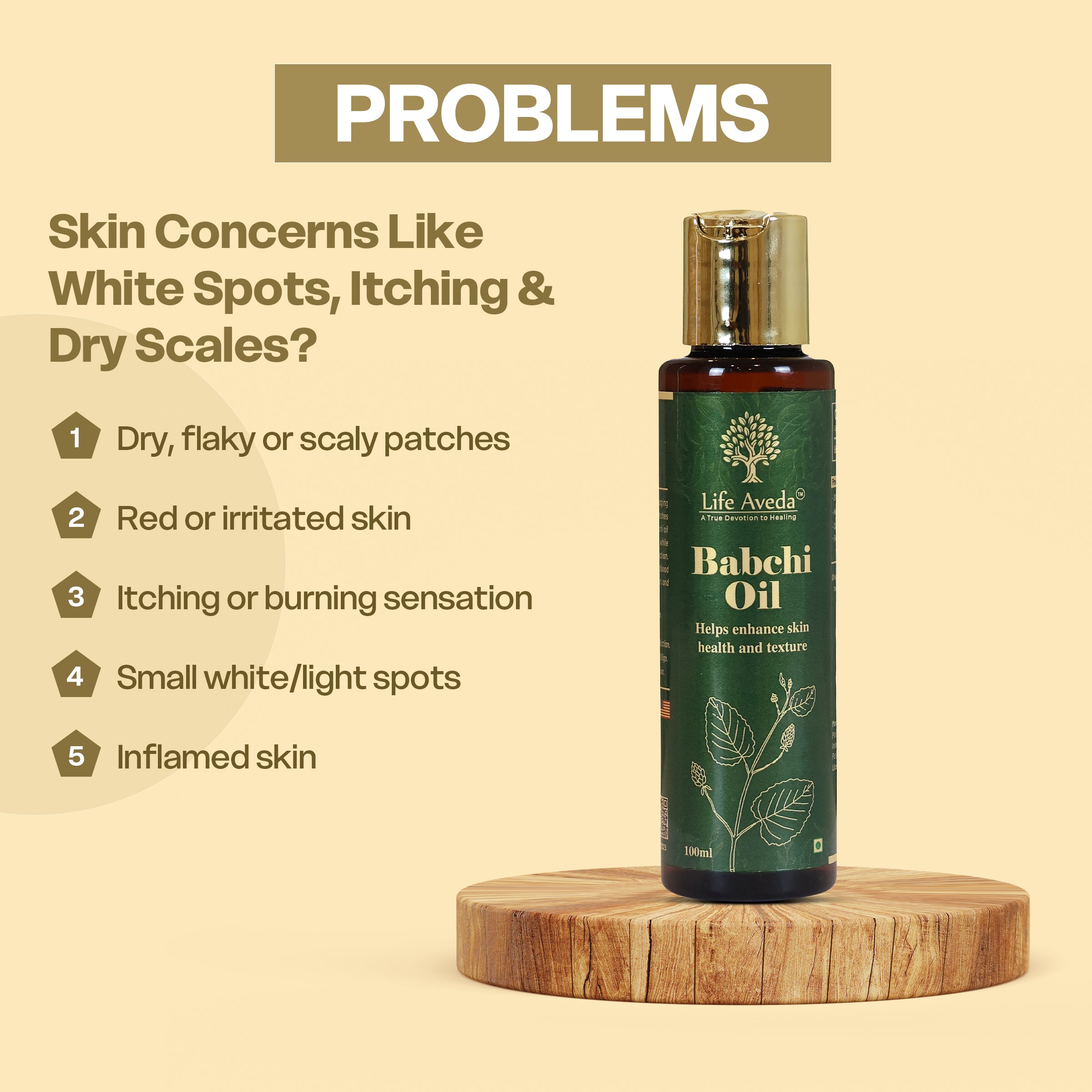 Life Aveda Babchi Oil – Ayurvedic Support for Pigmentation & Skin Renewal