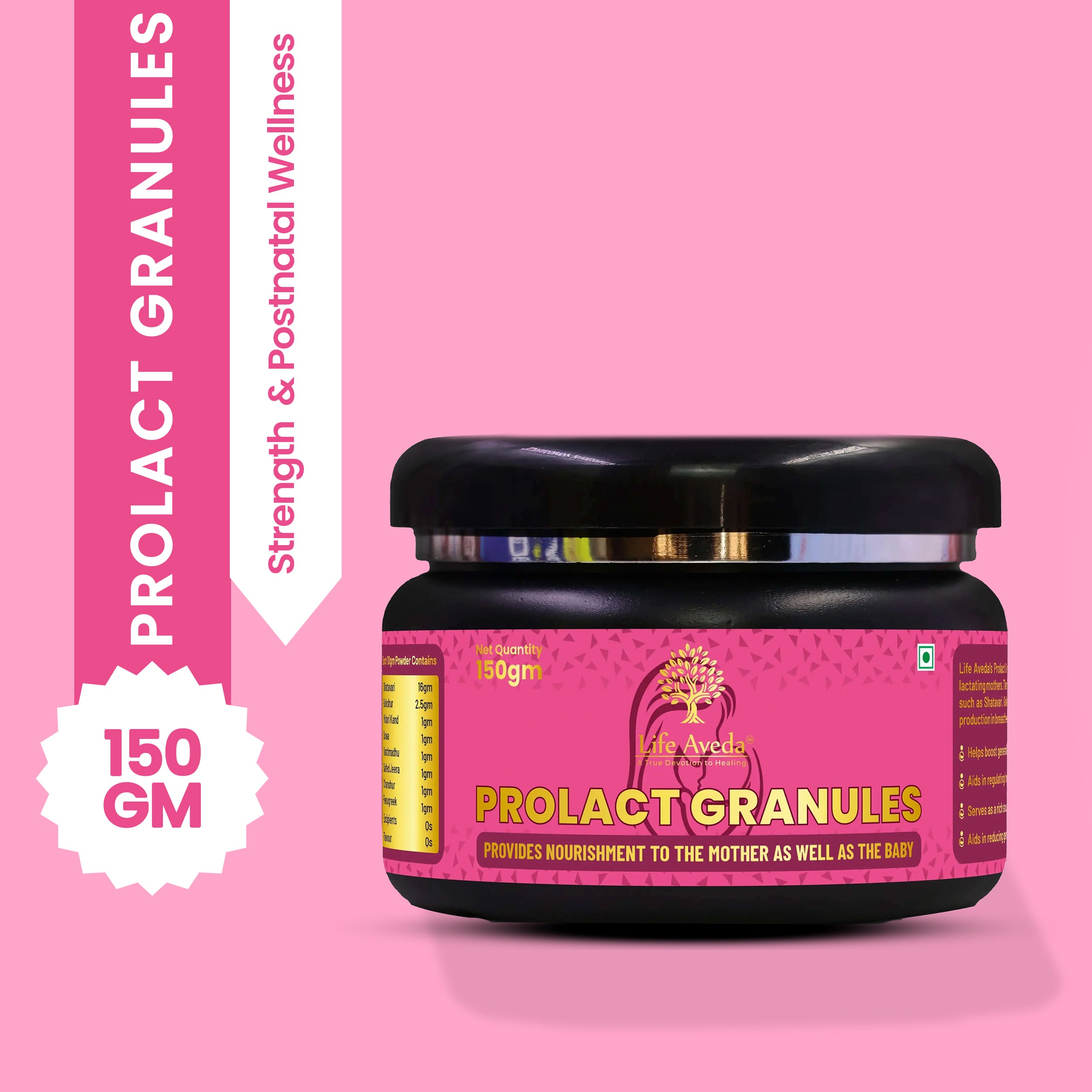 Prolact Granules- Natural Support for Lactation, Strength & Postnatal Wellness