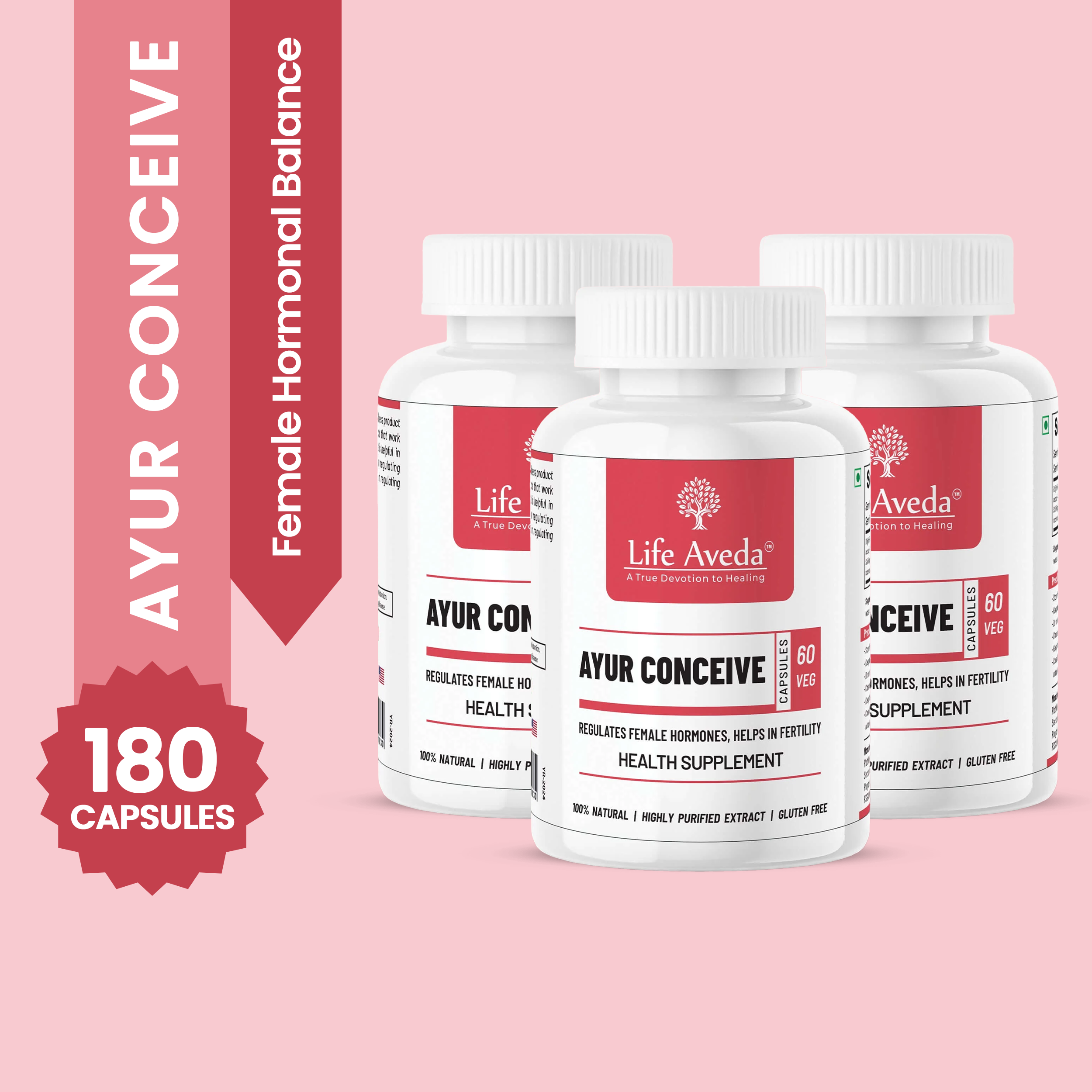 Ayur Conceive- Natural Support for Female Hormonal Balance & Fertility Wellness
