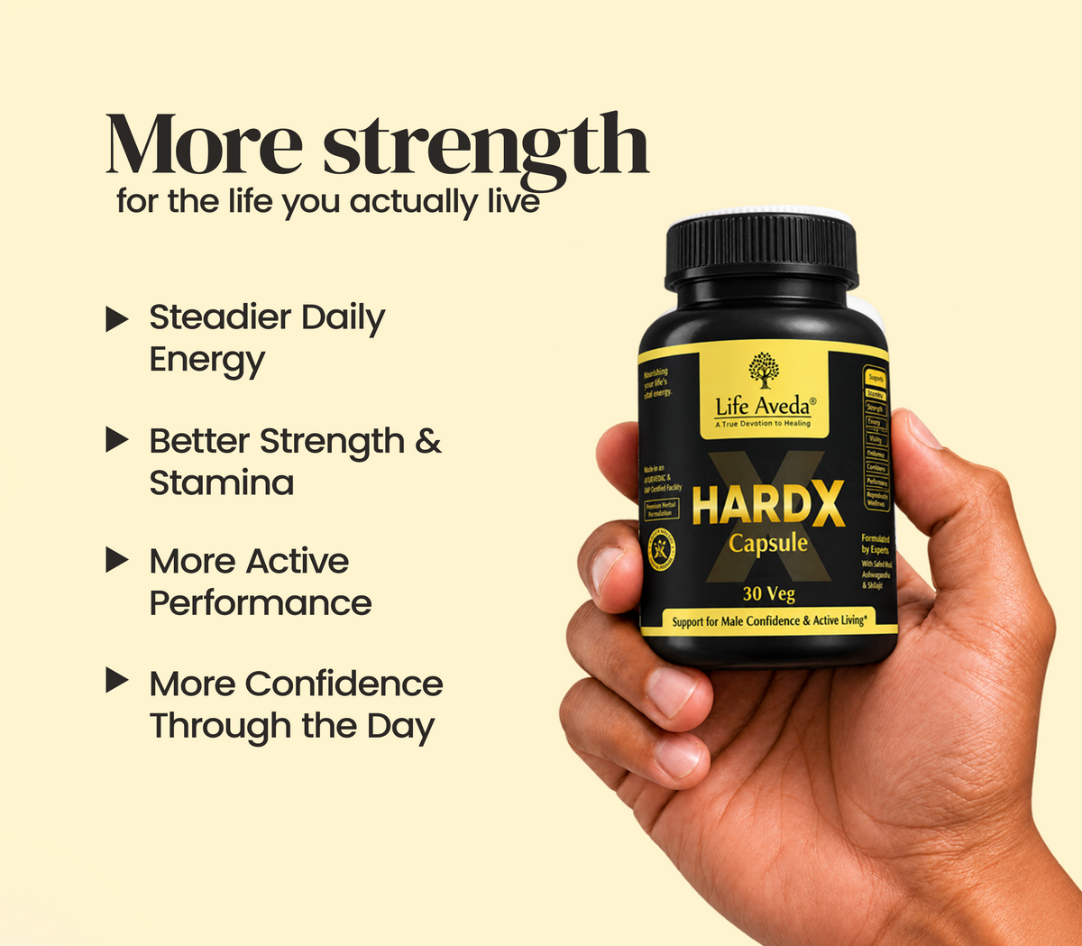 More strength for the life you actually live