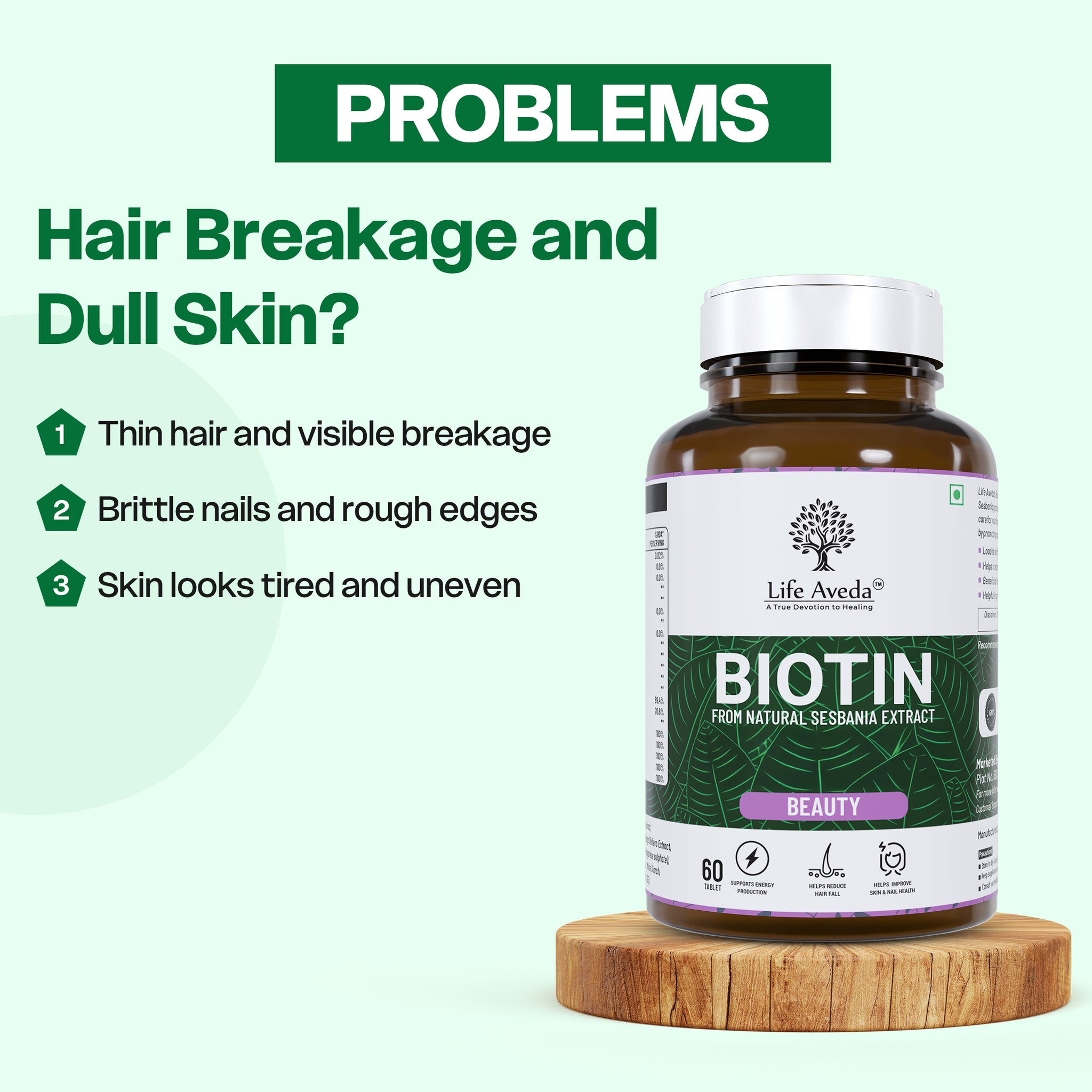 Biotin – Advanced Hair, Skin and Nail Support