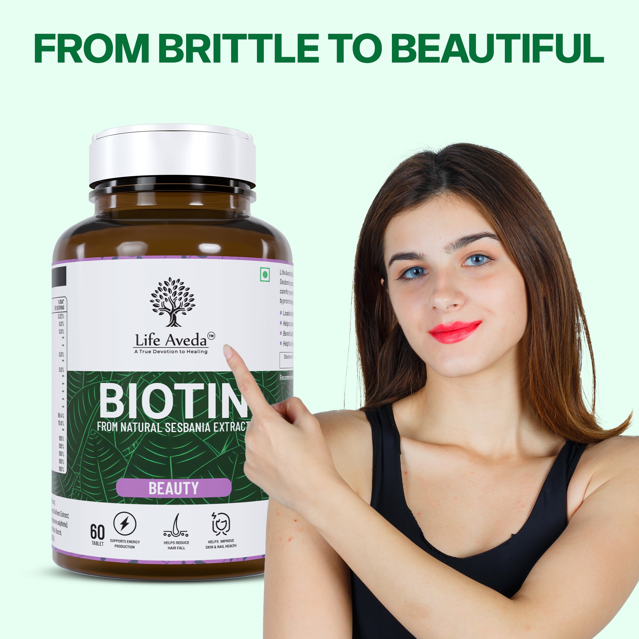 Biotin – Advanced Hair, Skin and Nail Support
