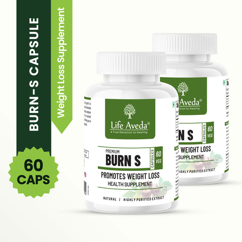 Life Aveda Burn S Capsules – Ayurvedic Weight Loss & Metabolism Support Supplement