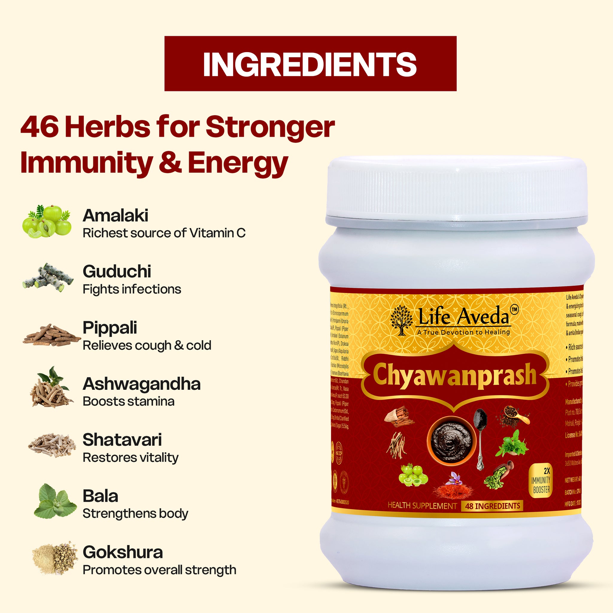 Life Aveda Chyawanprash – Ayurvedic Rejuvenator for Immunity & Longevity