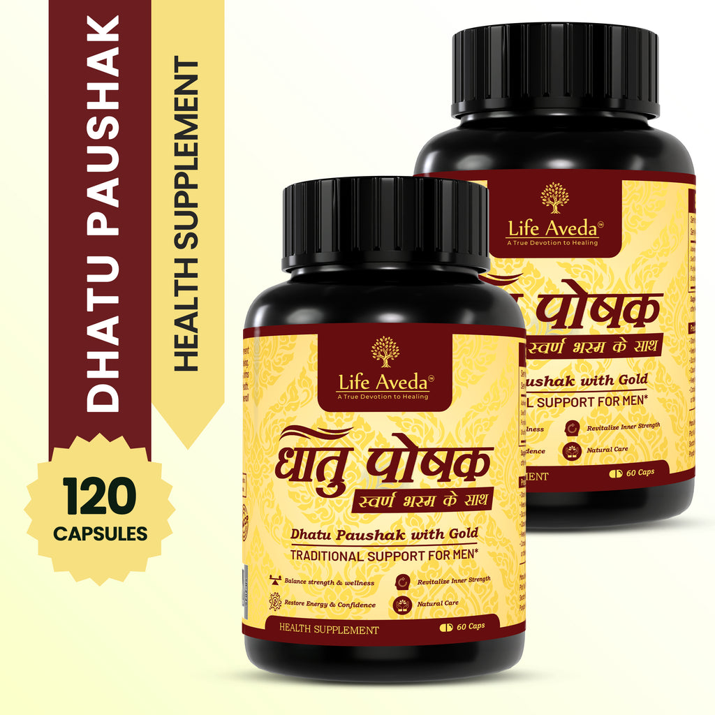 Dhatu Paushak with Gold – Ayurvedic Support for Men’s Vitality & Wellness