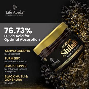 Fulvic acid Life Aveda Shilajit Gold Resin