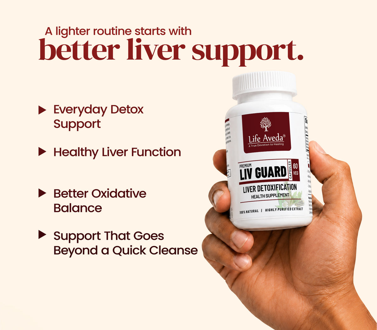 Daily liver care that keeps up with your routine