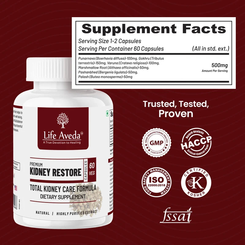 Kidney Restore- Daily Kidney & Urinary Wellness Support