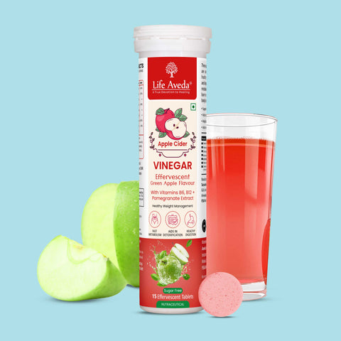 Apple cider vinegar (Effervescent) Tablets - 15tab