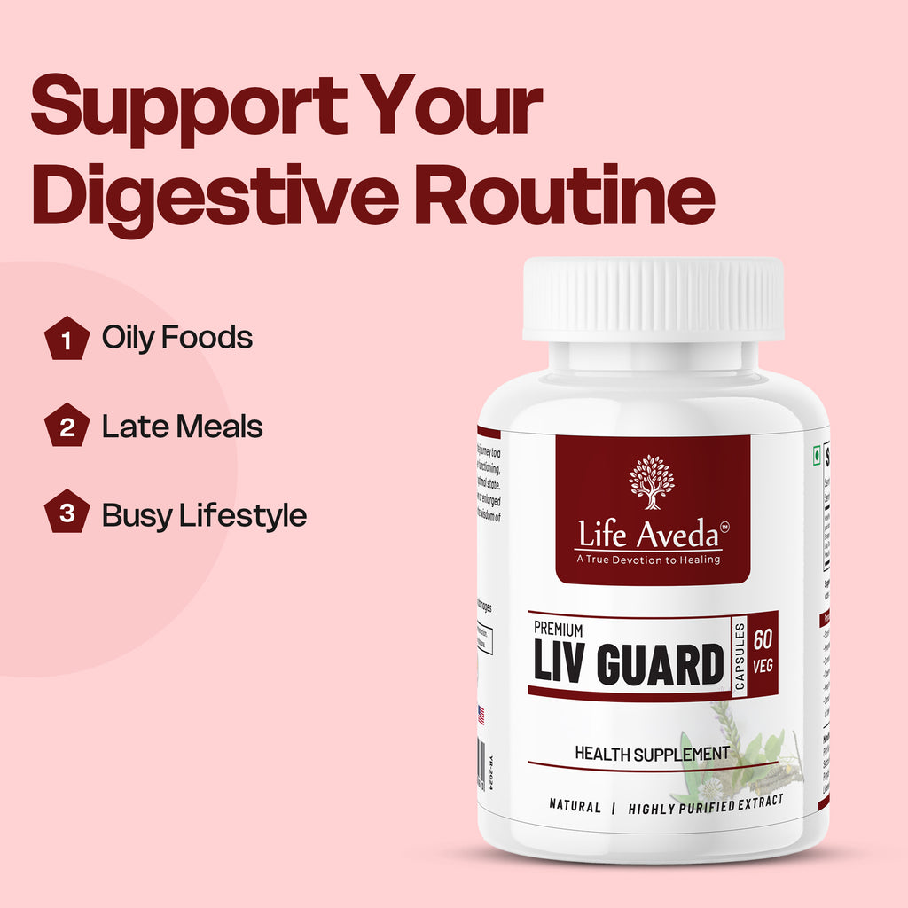 Liv Guard Capsules – Ayurvedic Support for Liver Wellness & Digestive Health