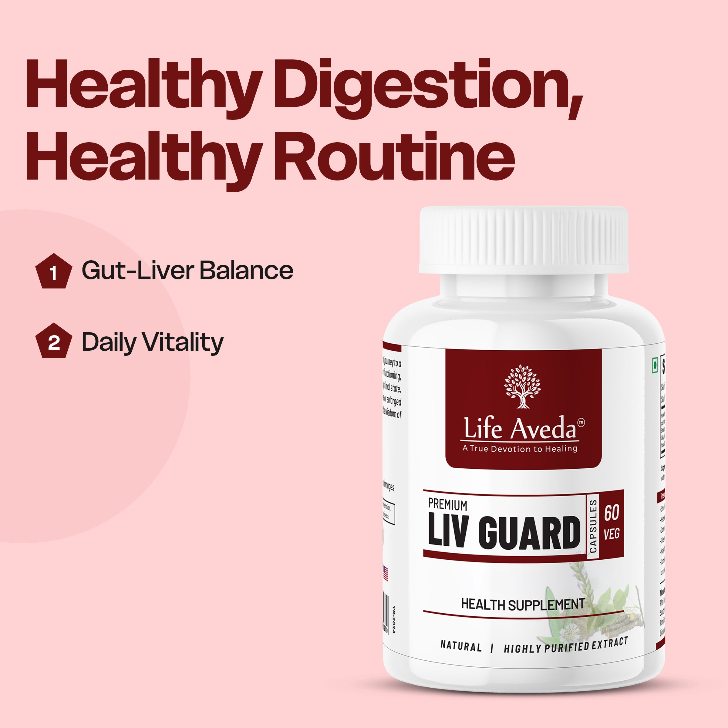 Liv Guard Capsules – Ayurvedic Support for Liver Wellness & Digestive Health