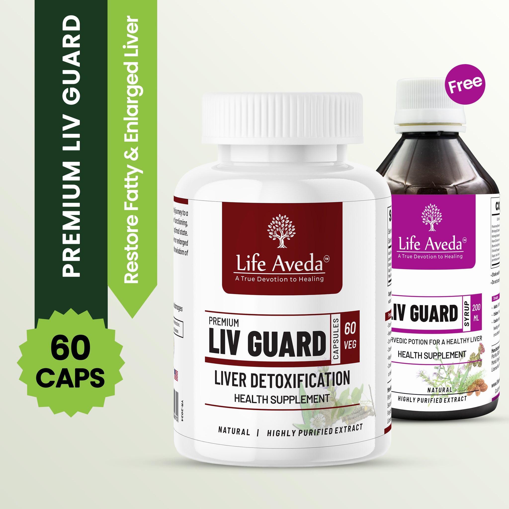 Best Fatty Liver Detox Capsules - Premium Liv Guard Capsules