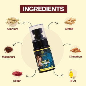 Ayurvedic Massage Oil for Men – Strength, Stamina & Stress Relief in Every Drop
