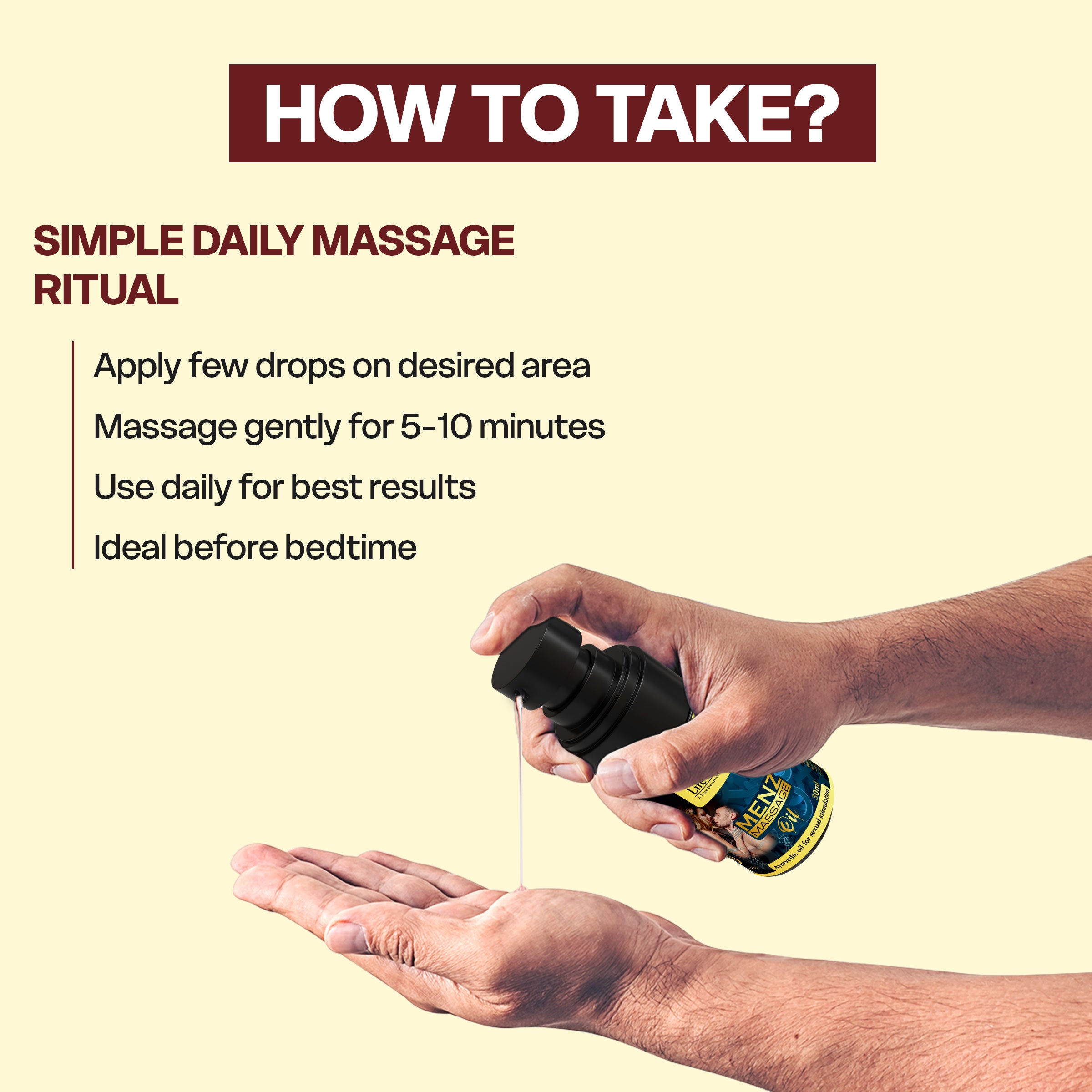 Ayurvedic Massage Oil for Men – Strength, Stamina & Stress Relief in Every Drop