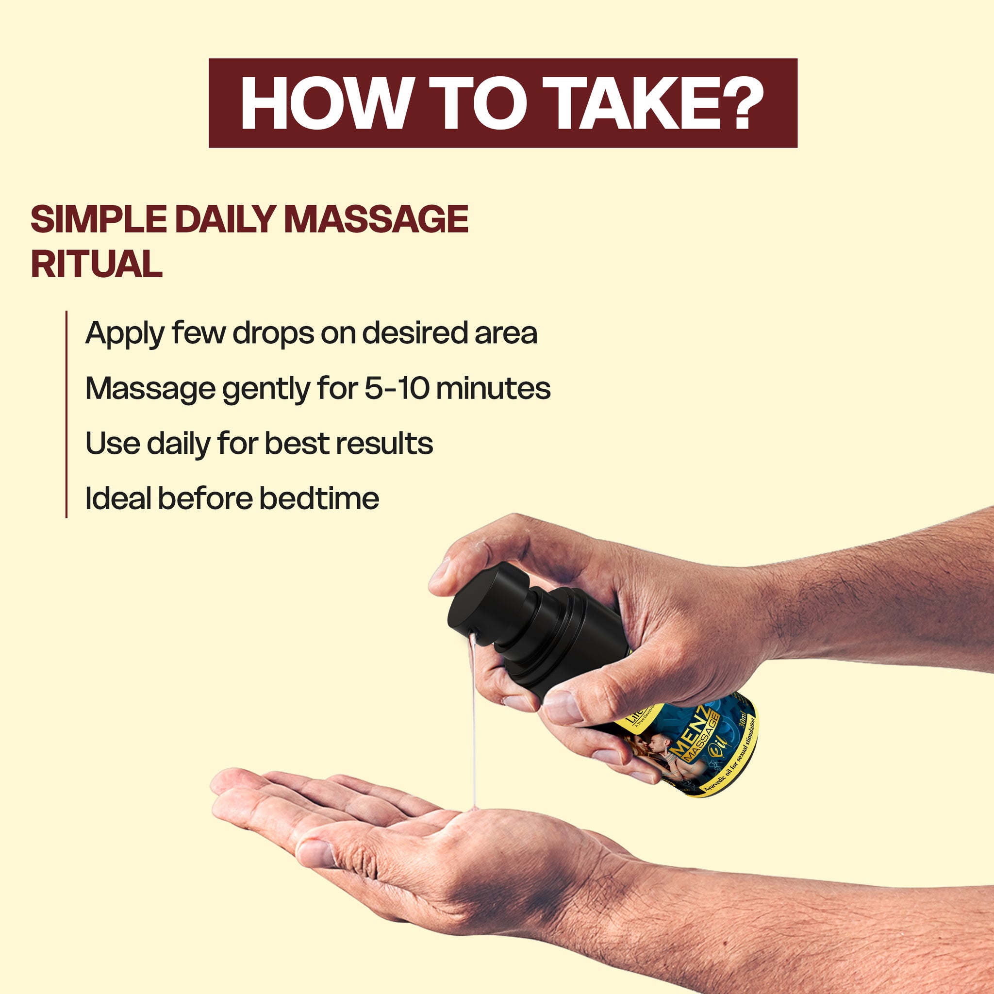 Ayurvedic Massage Oil for Men – Strength, Stamina & Stress Relief in Every Drop