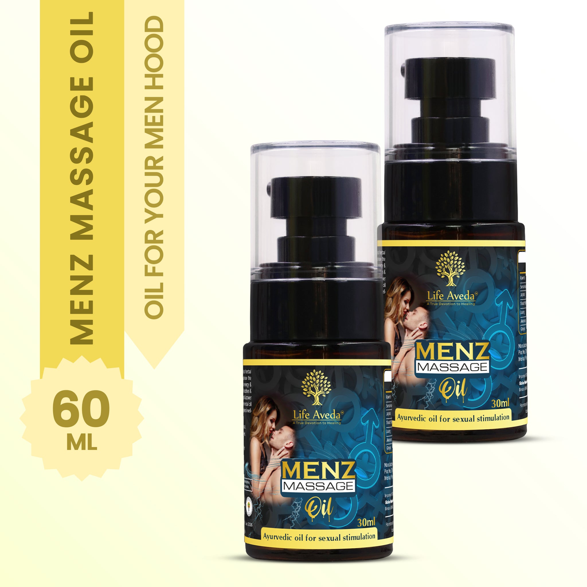 Ayurvedic Massage Oil for Men – Strength, Stamina & Stress Relief in Every Drop