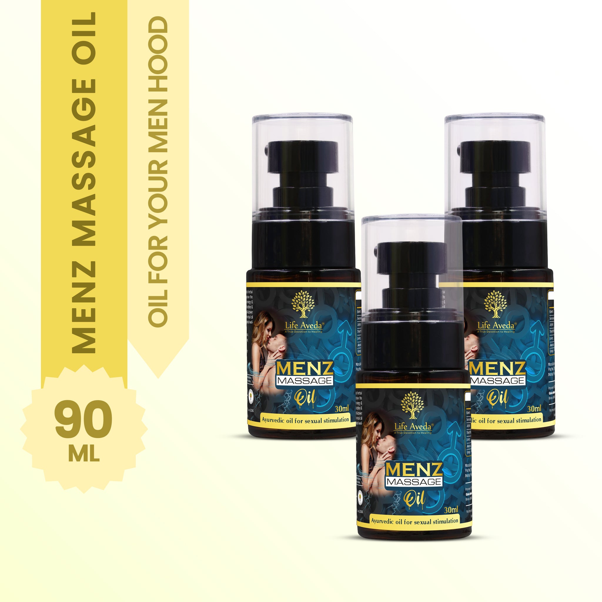 Ayurvedic Massage Oil for Men – Strength, Stamina & Stress Relief in Every Drop